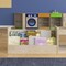 Flash Furniture Bright Beginnings Commercial Grade Modular Double Sided 2 Tier Wooden Classroom Book Display Shelf, Natural MK-KE20772-GG - alternate 3